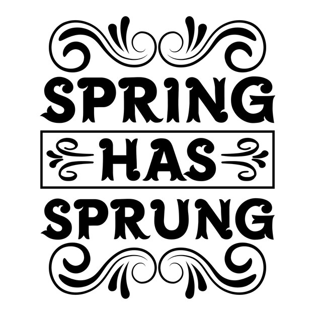 spring svg design