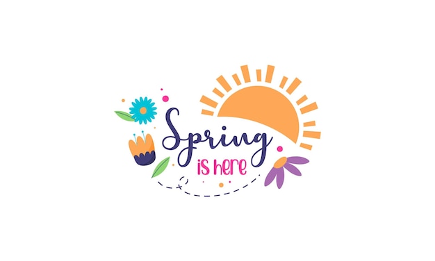 Spring Time Concept-collectie De lente is hier, de lente is welkom