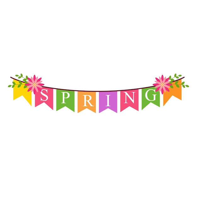 Дизайн шаблона spring vector