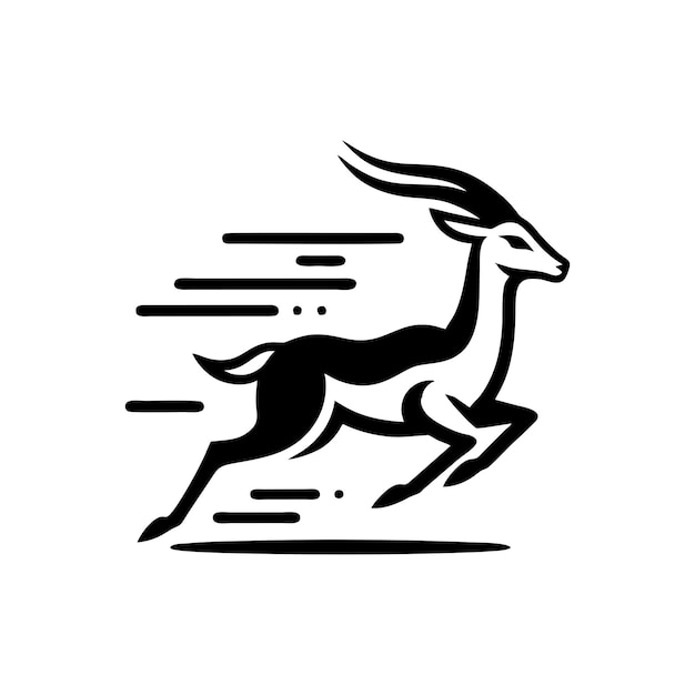 스프링보크 로고 터 (Springbok Vector Illustration)