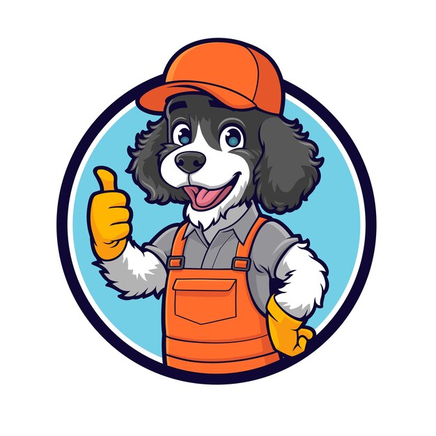 스프링거두들 개 (Springerdoodle Dog) 는 하디맨 매코트 디자인이다.