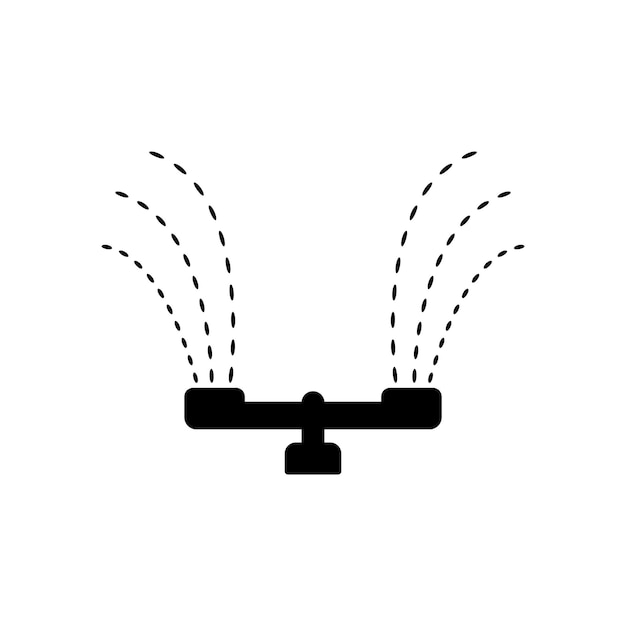 Sprinkler icon vector