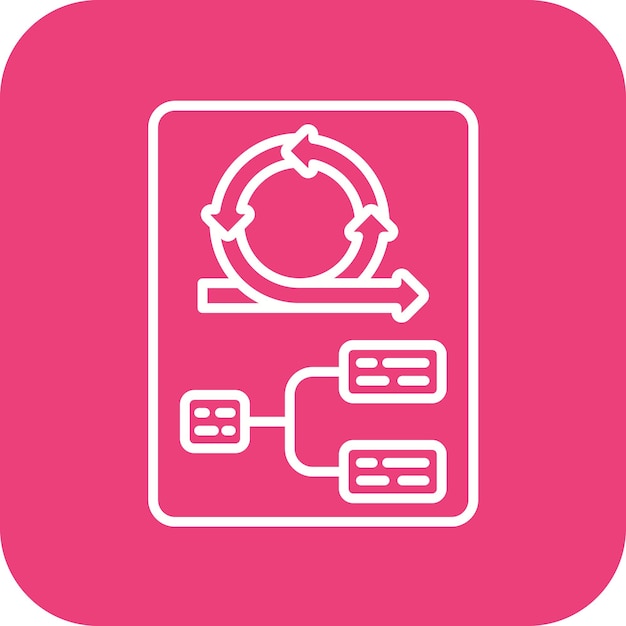 Sprint Planning icoon vector afbeelding Kan worden gebruikt voor Agile