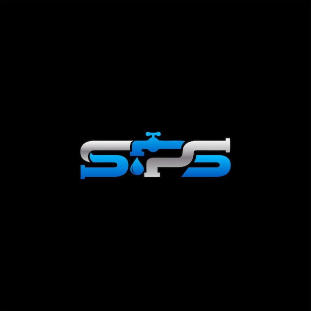 Sps plumbing logo design