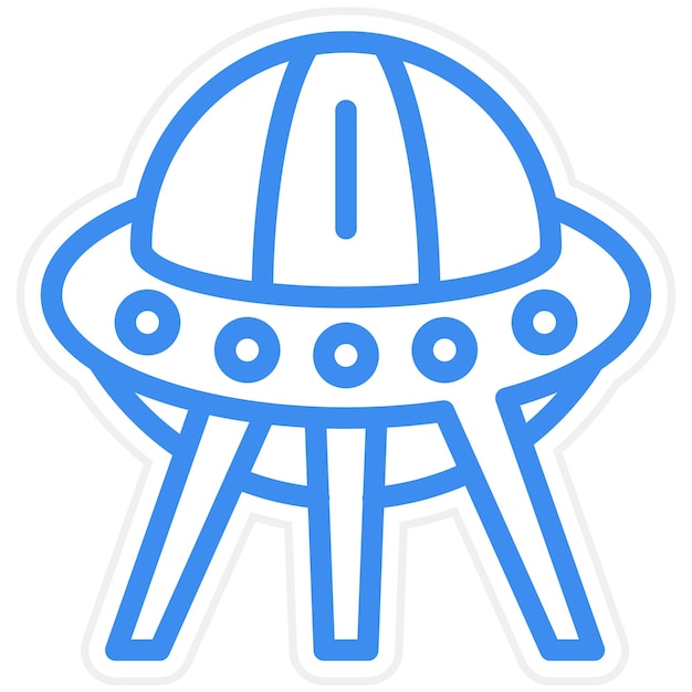 Vector sputnik icon style