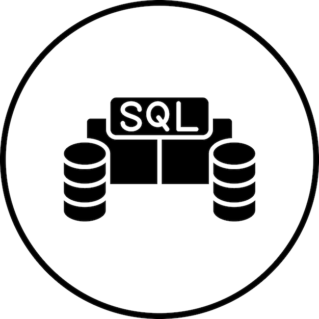Sql Databases icon vector image Can be used for Web Hosting
