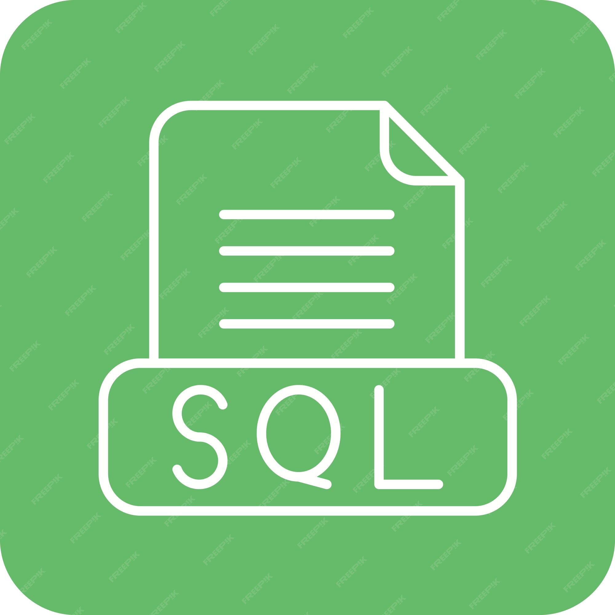 Premium Vector | Sql file icon vector image can be used for computer ...