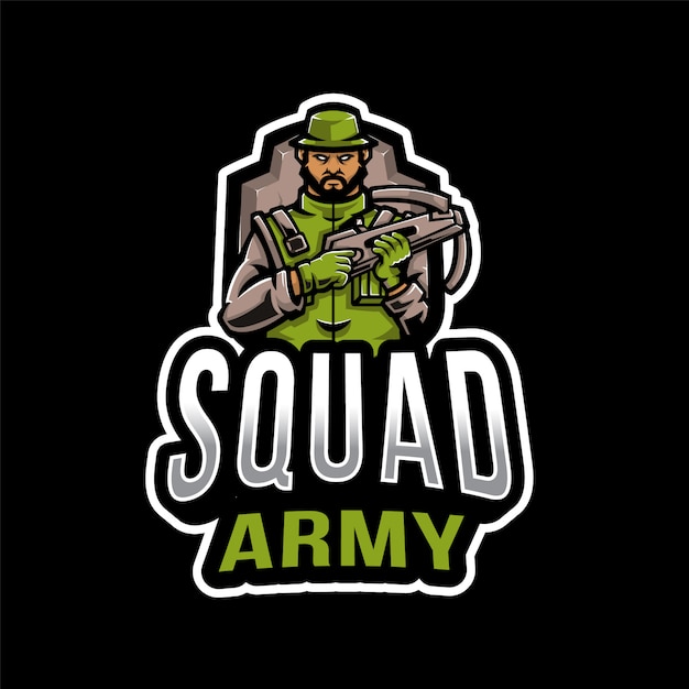 Logo dell'esport dell'esercito della squadra