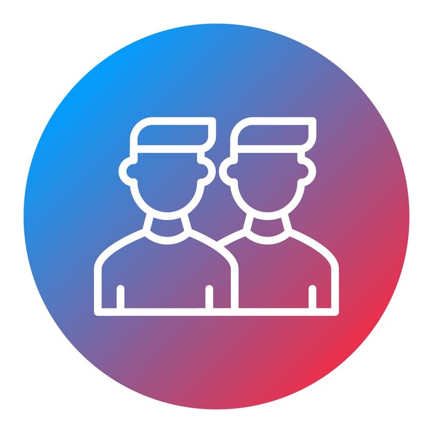 Squad icon vector afbeelding Kan worden gebruikt voor Friendship