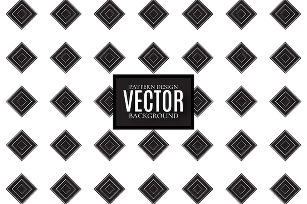 Vector square black pattern new design