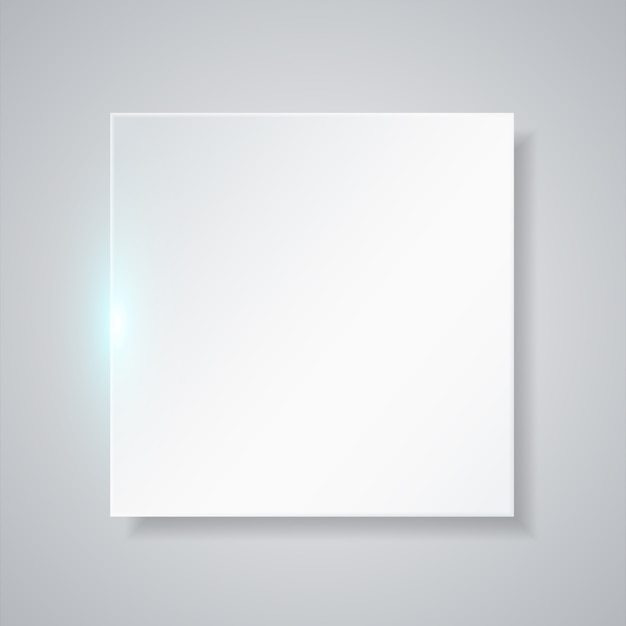 Square blank frame. simple background