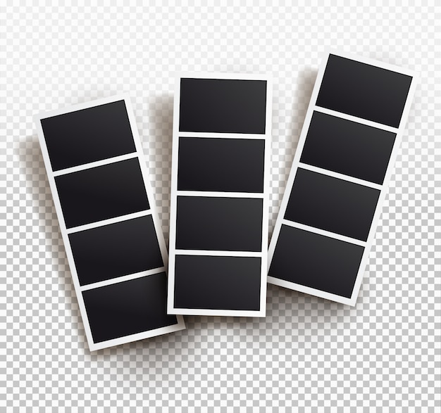 Square frame template with shadows, templates.