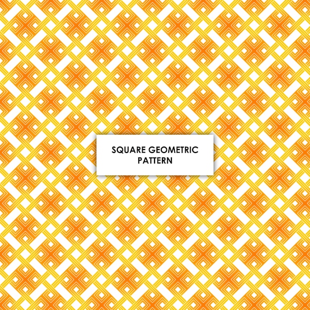 Vector square geometric pattern