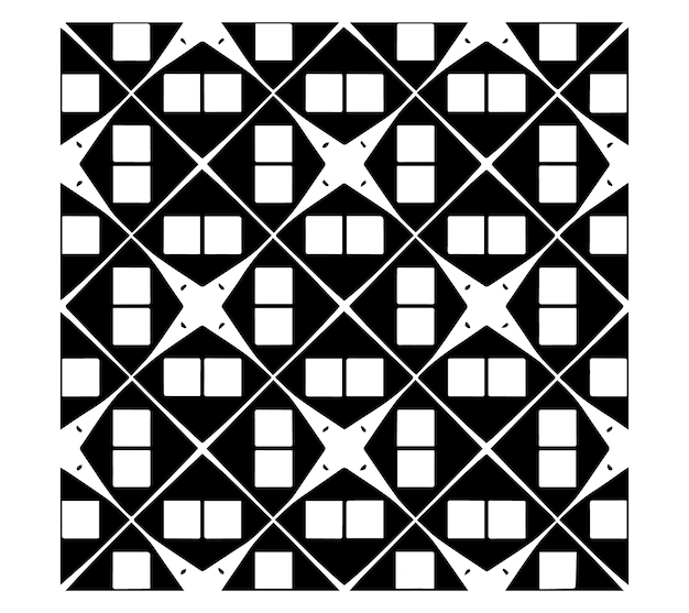 Иллюстрация векторного дизайна квадратной сетки на белом фоне
