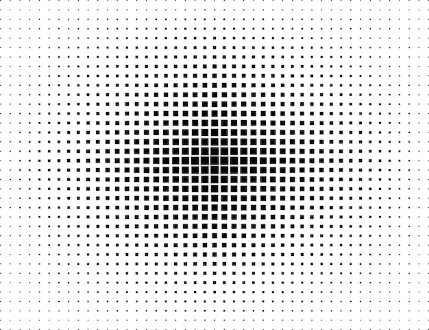 Square halftone design pattern