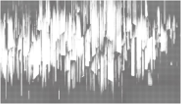 Vector square halftone pattern