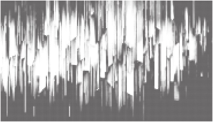 Vector square halftone pattern