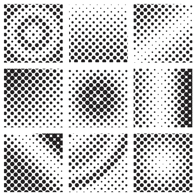 Square halftone set