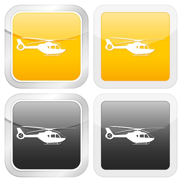 Square icon helicopter