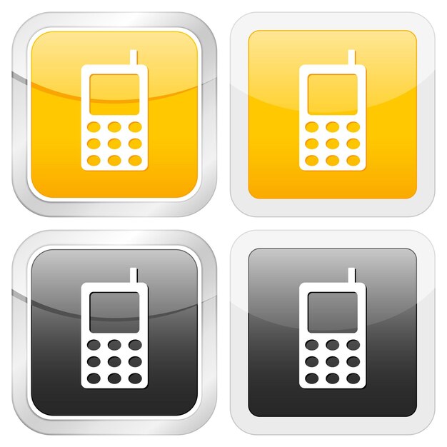 Square icon mobile phone