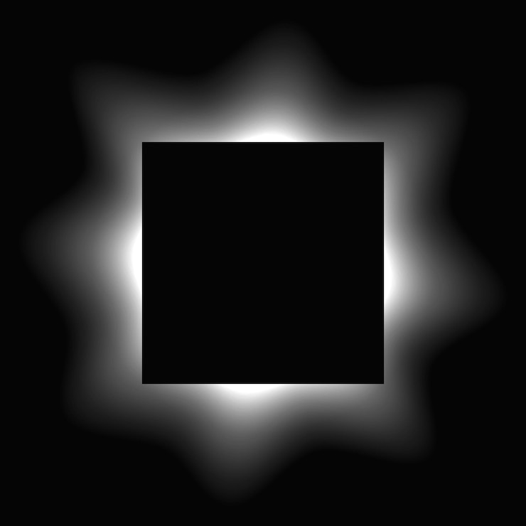 Vector square illuminate light frame