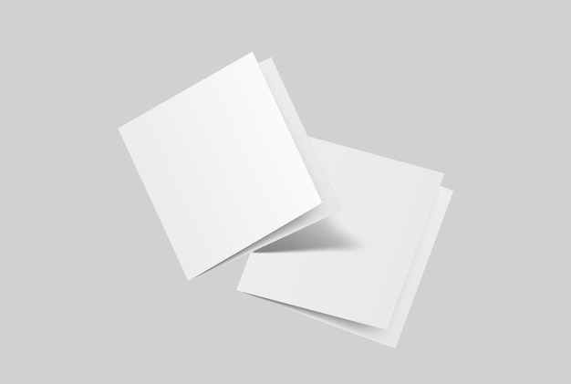 square open leaflet bi fold mockupblank paper thank you card notecards note paper invitation