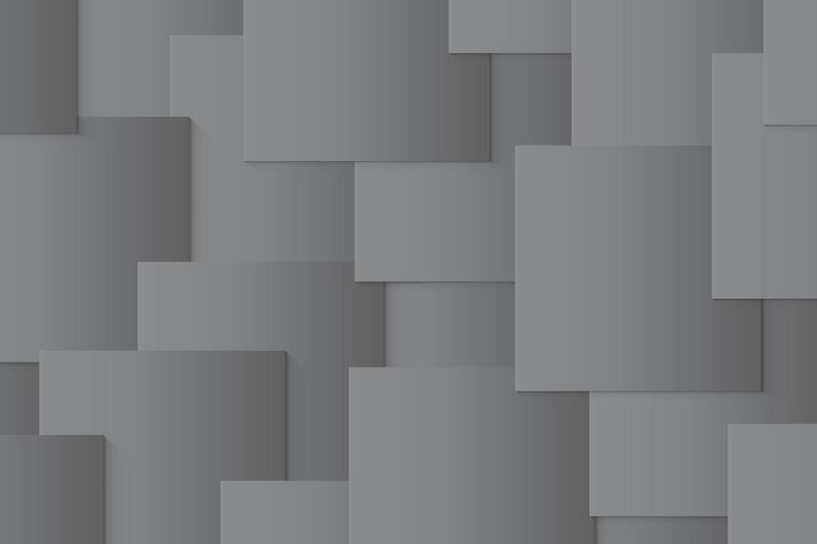 Vector square overlapping with shadow