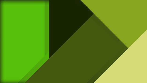 Vector square pattern shape with green background