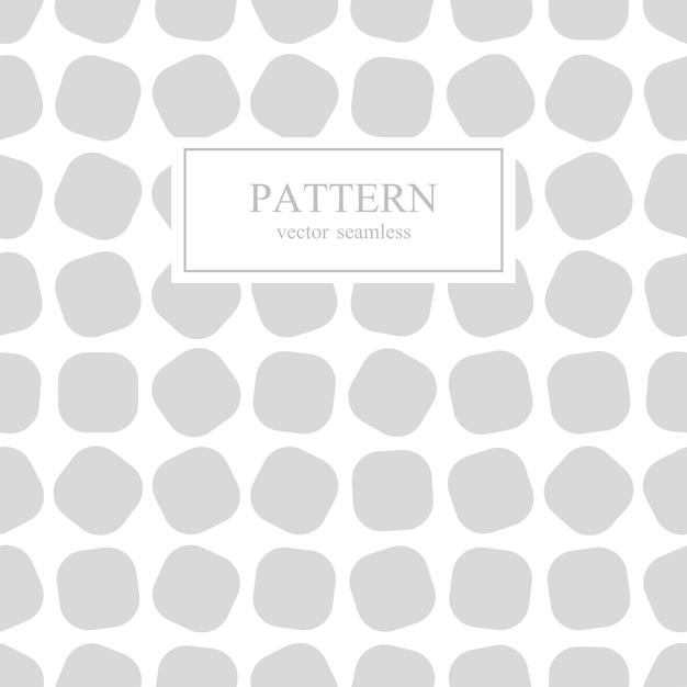 Square seamless geometric patternWhite and gray background