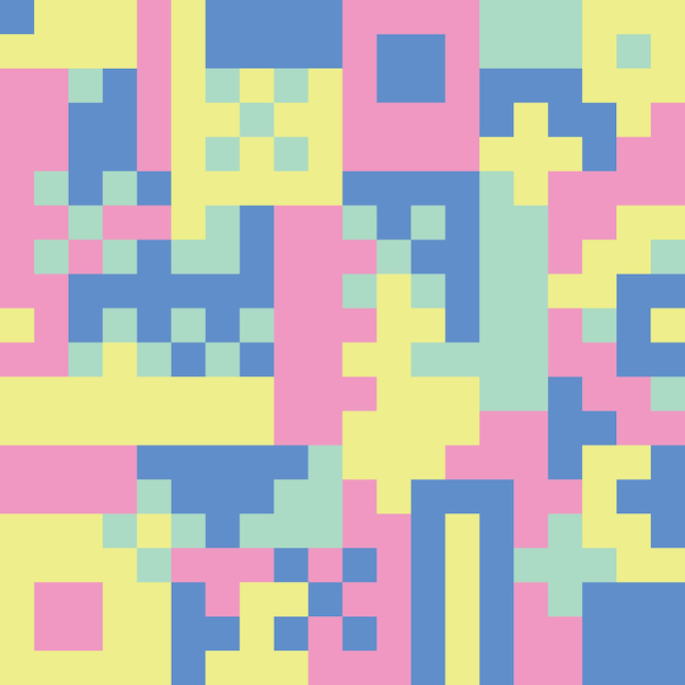 Square seamless pattern