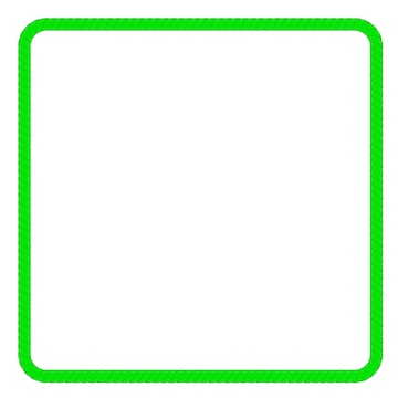 Premium Vector | Square shape, vector frame from green rope for your  element design