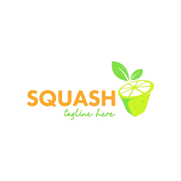 Squash Logo Ontwerp Concept Vector