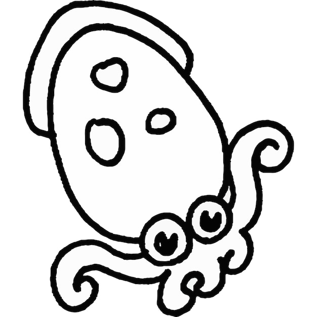 Vettore squid game cartoon drawing illustrato da artbyuncle 5