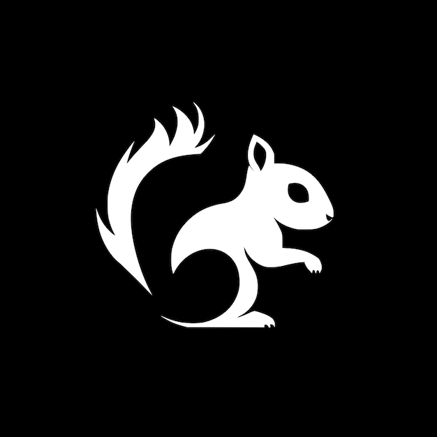 Vector squirrel high quality vector logo vector illustration ideal for tshirt graphic