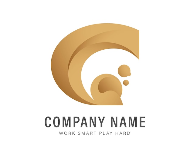 Squirrel Logo gradient design vector template