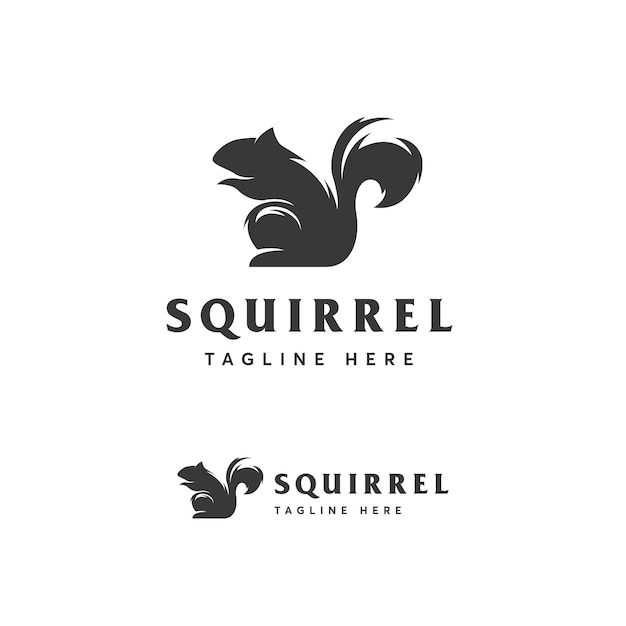 Squirrel Logo template