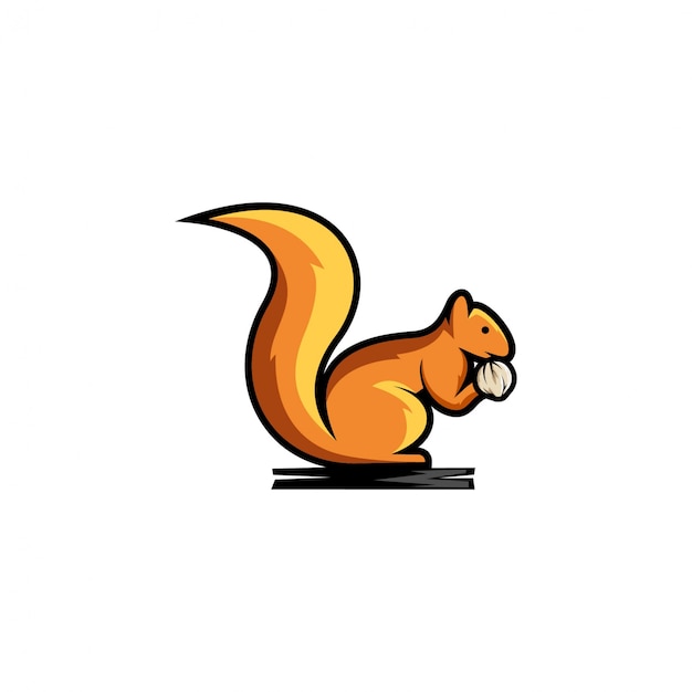 Vector squirrel vector art, icon, graphics & illustration