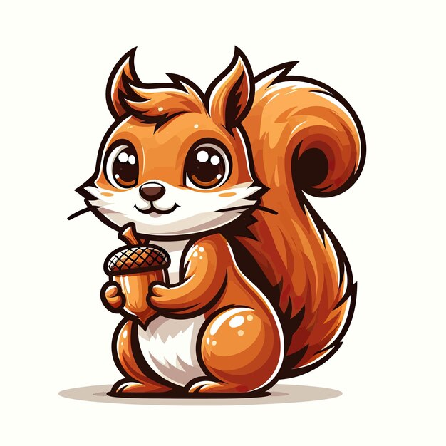 Vector squirrel vector