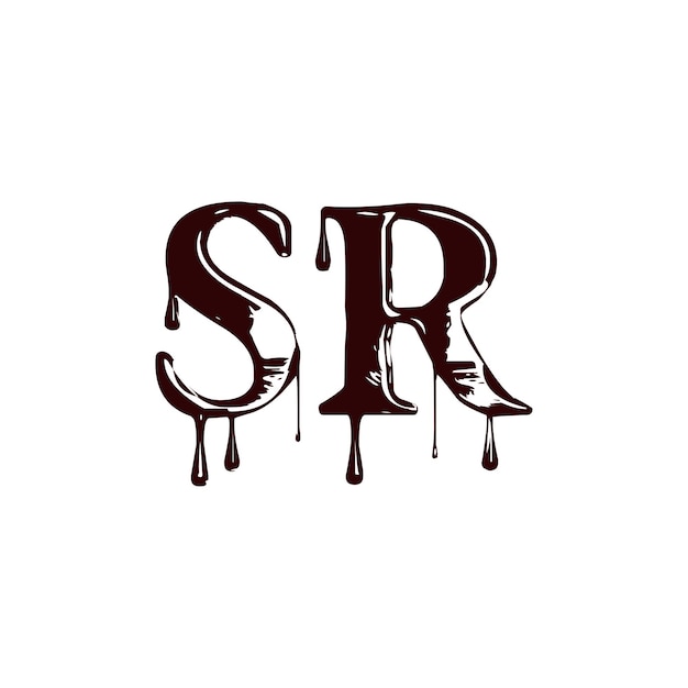 Vector sr logo design