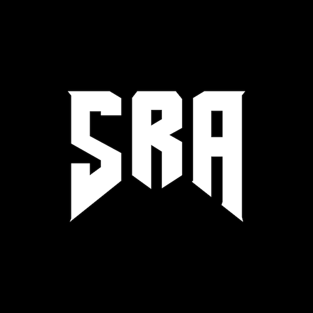 SRA letter logo ontwerp voor technologiebedrijf SRA logo ontwerp zwarte en witte kleurencombinatie SRA logo SRA vector SRA ontwerp SRA icoon SRA alfabet SRA typografie logo ontwerp