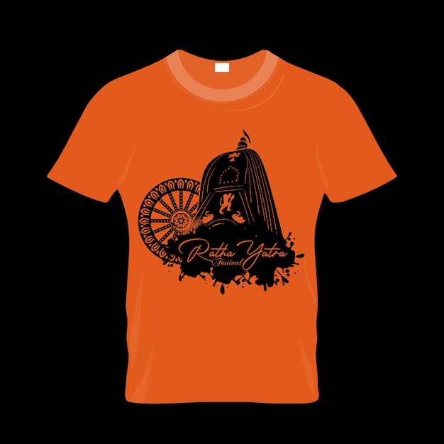 Vector sri sri jagannath dev rath yatra festival nieuw t-shirtontwerp