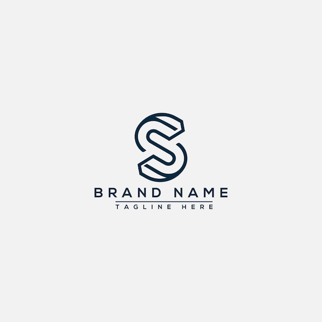 SS Logo Design Template Vector Graphic Branding Element