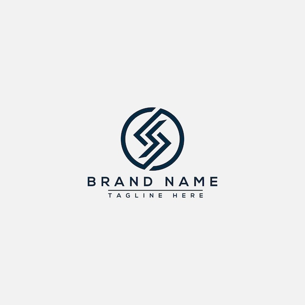 SS Logo Design Template Vector Graphic Branding Element