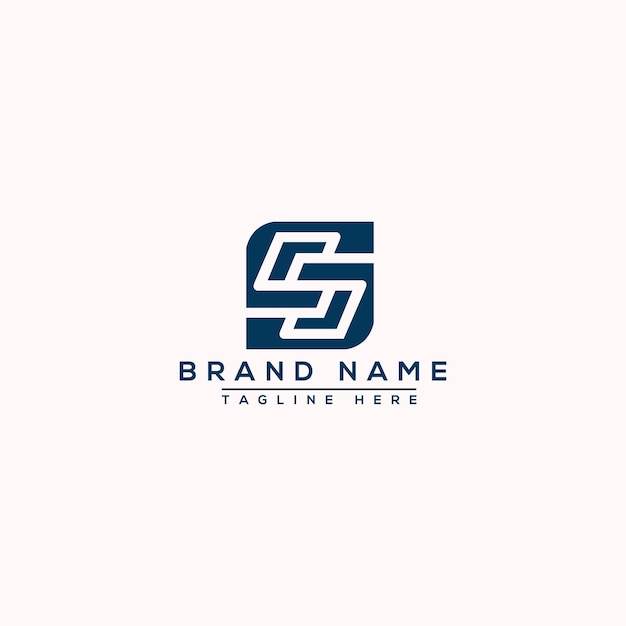 SS Logo Ontwerp Sjabloon Vector Grafische Branding Element