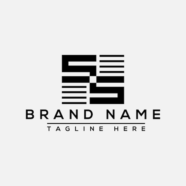 Vector ss logo ontwerp sjabloon vector grafische branding element