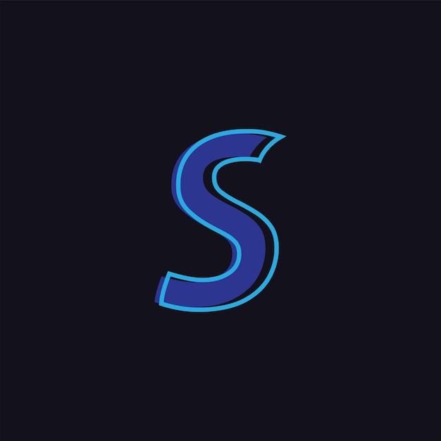 ss monogram logo vector icon containing letter s uppercase serif lettering in