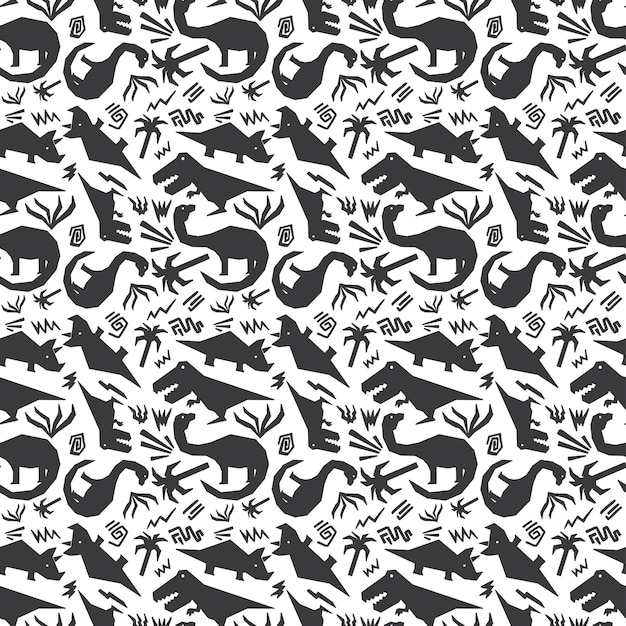 Vector ssbatik camouflage seamless pattern