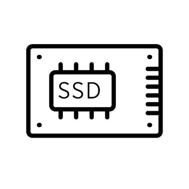 SSD icon template