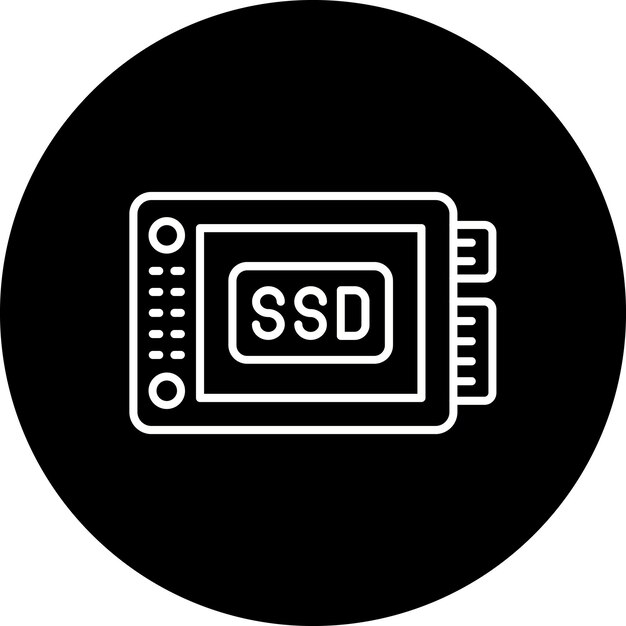 Вектор Икона ssd