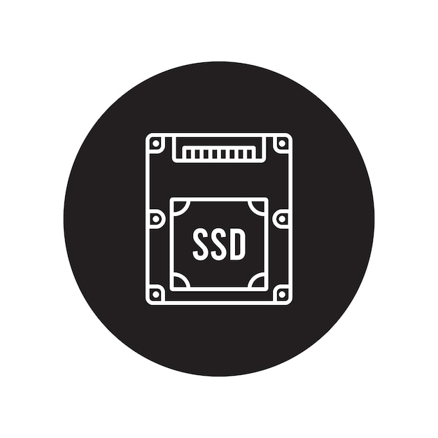 Vector ssd icoon vector